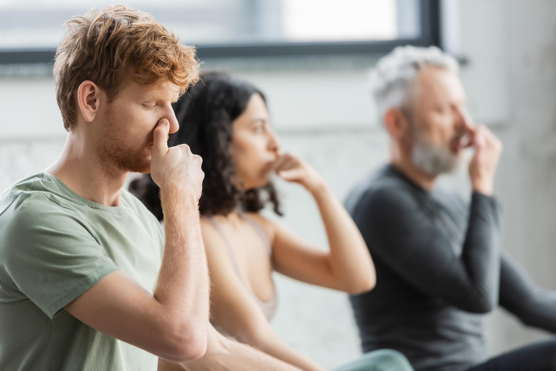 yoga en mindfulness wisselende neusgat ademhaling